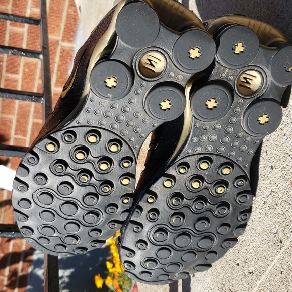 🖤💛 Rare NIKE Shox NZ 8.5 womens black and gold 🖤💛 Pittsburgh - Picture 7 of 10